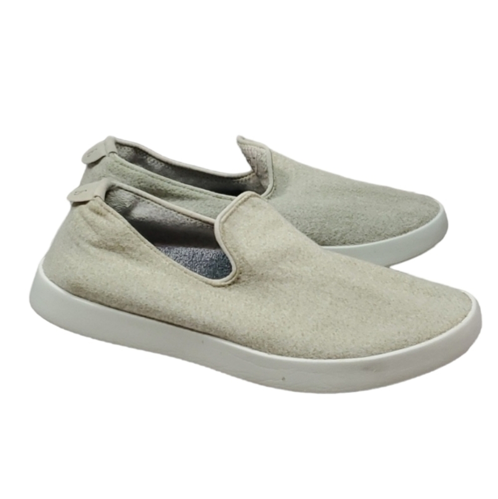 Allbirds Womens Wool Lounger Light Green Loafer Slip on shoes sz 7